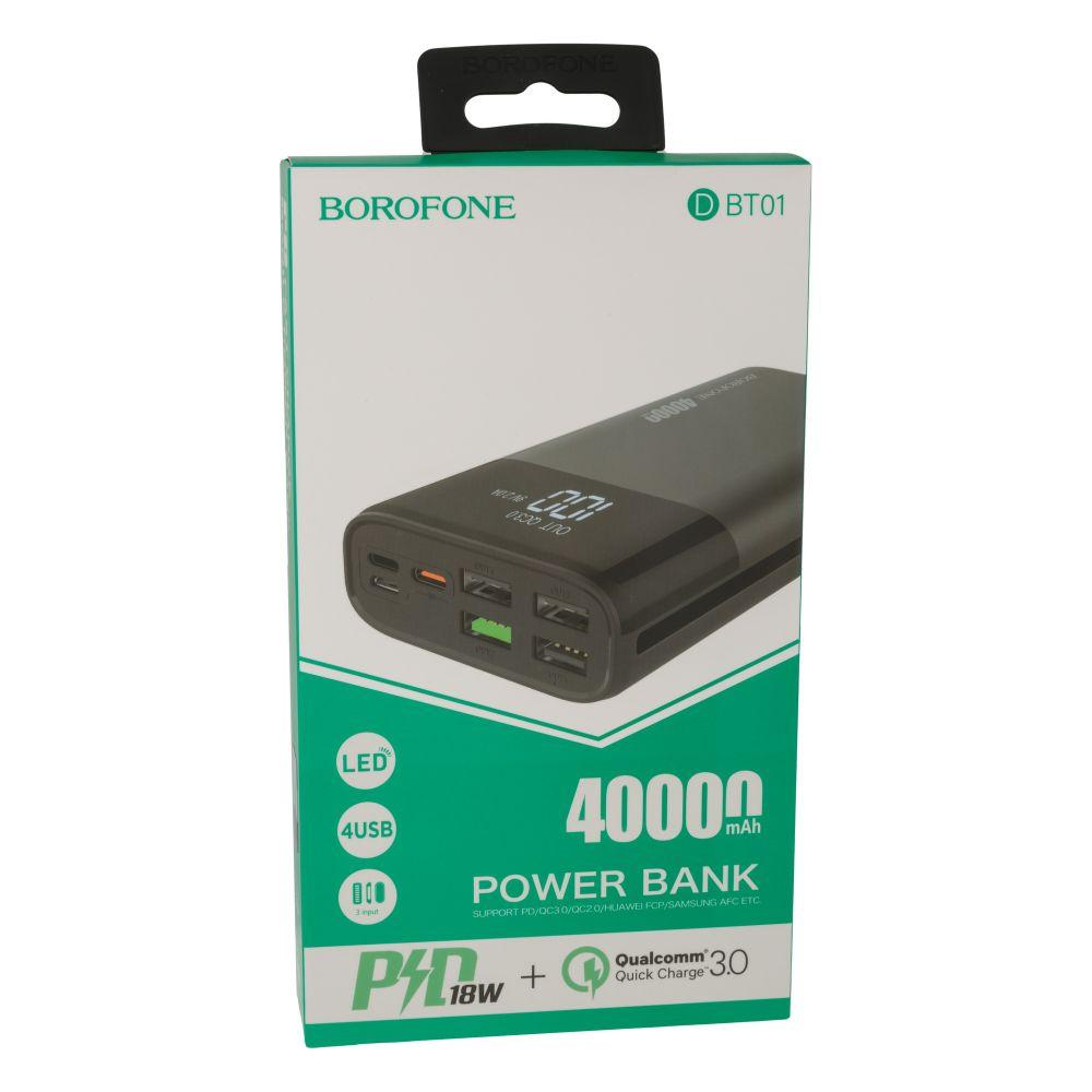 Powerbank Borofone DBT01 PD на 40000 mAh - фото 2 - id-p2185316124