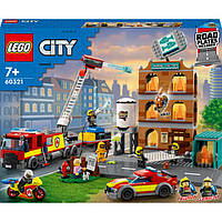 LEGO City 60321 Пожежна бригада Конструктор лего сіті Пожежна бригада 60321