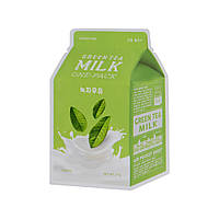 Маска для лица A'pieu Green Tea Milk One-Pack 21 г (8806185780278)