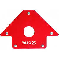 Струбцина магнітна для зварювання YATO 102х155х17 мм 22,5 кг (YT-0864)