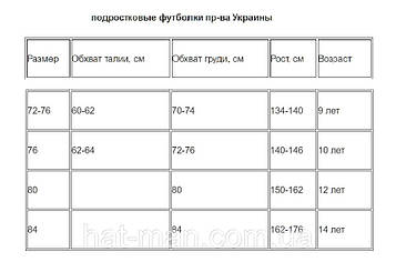 Підросткова патріотична, від 9 до 14р Код/Артикул 2