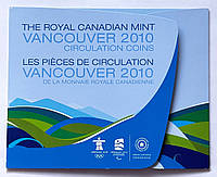 Канада Набор из 17 монет XXI Зимние Олимпийские игры 2010 года в Ванкувере 2007-2010. В буклете