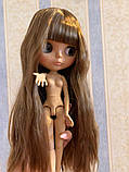 Шарнірна лялька Блайз Blythe 30 см. 4 кольори очей, каштанове волосся, фото 2