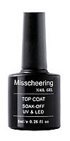 Топ для гель-лаку для акварельного розпису Misscheering Top Coat 8 мл