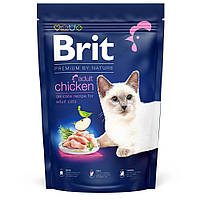 Сухой корм для котов Brit Premium by Nature Cat Adult Chicken1,5 кг (курица) l