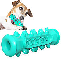 Игрушка для для чистки зубов для собак 11505 15х5х4.2 см бирюзовая d