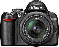 Фотоапарат Nikon D3000 AF-S 18-55mm 10.2MP f/3.5-5.6G VR Kit Гарантія 24 місяців + 64GB SD Card