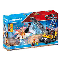 Конструктор Playmobil City action Кабельный экскаватор со строительной секцией (70442)