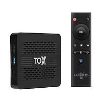 Смарт приставка Ugoos TOX4 4/32, RK3528, Android 13 + пульт з мікрофоном і гіроскопом