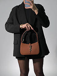 Жіноча сумка Ів Сен Лоран коричнева Yves Saint Laurent Brown Hobo