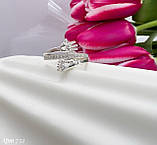 Срібна каблучка ручка/ніжка (можливо у позолоті), фото 4