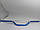 Кермо руль діаметр 22 мм без подушки з перемичкою 800мм колір Синій, фото 2