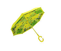 Детский зонт наоборот Up-Brella Frog-Yellow