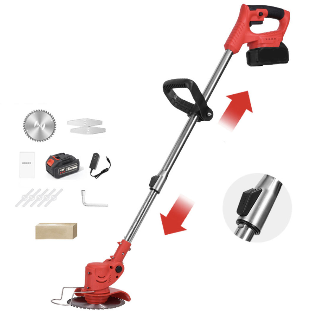 Газонокосарка на 24 Вт Акумуляторний триммер для газону, фото 1