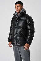 Мужская зимняя куртка пуховик Оверсайз черный Куртка Vamos Skin Black Dobuy Чоловіча зимова куртка пуховик