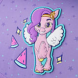 Рюкзак шкільний каркасний Kite My Little Pony на зріст 115-130 см, 35х25х13 см, 968г, Фіолетовий (LP24-501S), фото 10