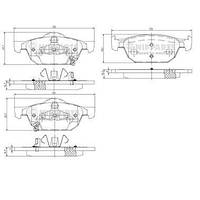 Тормозные колодки HONDA HR-V (RU) / HONDA ACCORD (CU) 2008-2016 г.