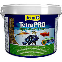 Сухий корм для акваріумних риб Tetra в чипсах TetraPro Algae 10 л (для травоїдних риб) l