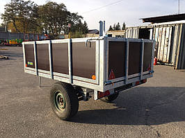 Причіп самоскид легковий. Гідроциліндр + ручна помпа!