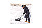 Лопата для снігу Intertool — 620 x 280 мм із ручкою 970 мм 1 шт., фото 6