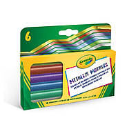 Набір фломастерів Metallic Crayola 58-8828, 6 шт, Vse-detyam