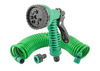 Набір для поливу Mastertool - 1 пістолет + 1 адаптер + 2 конектори + 1 шланг (5 шт.)