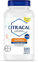 Citracal, Кальциевая добавка + D3, 200 таблеток в оболочке