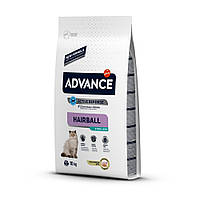 Сухой корм Advance Cat Sterilized Hairball Turkey для вывода шерсти у стерилизованных кошек индейка 10 кг