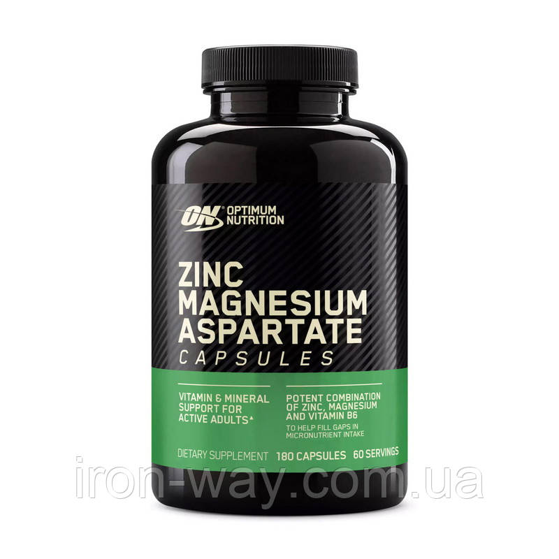 Optimum Nutrition Zinc Magnesium Aspartate (180 caps)