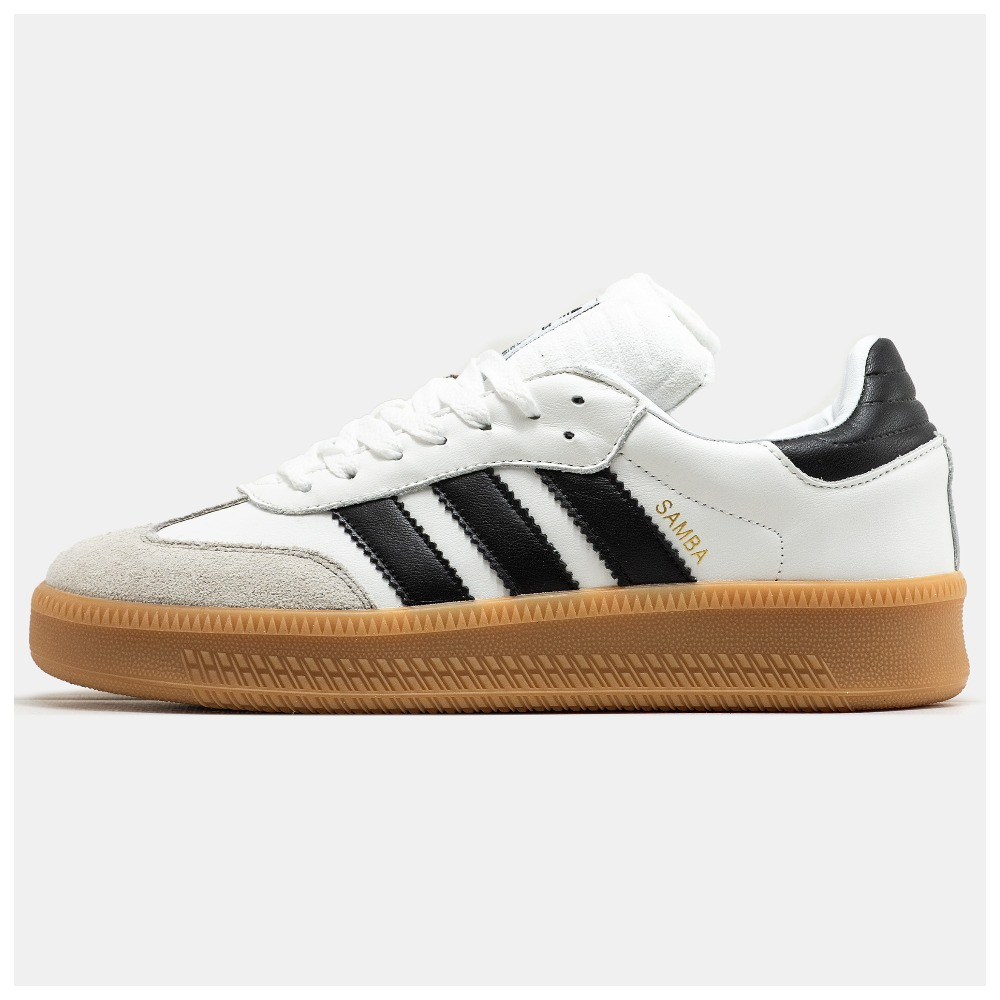 Мужские / женские кроссовки Adidas Samba XLG White Black Gum