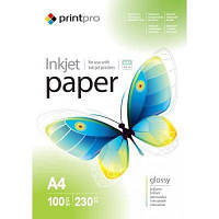 Фотобумага PrintPro PGE230100A4