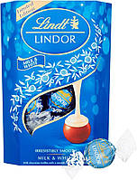 Цукерки Lindor Lindt Milk & White Truffles Трюфелі з молочним кремом 200г
