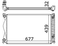 Радиатор AUDI A6 C6 (4F2) 2004-2011 г.