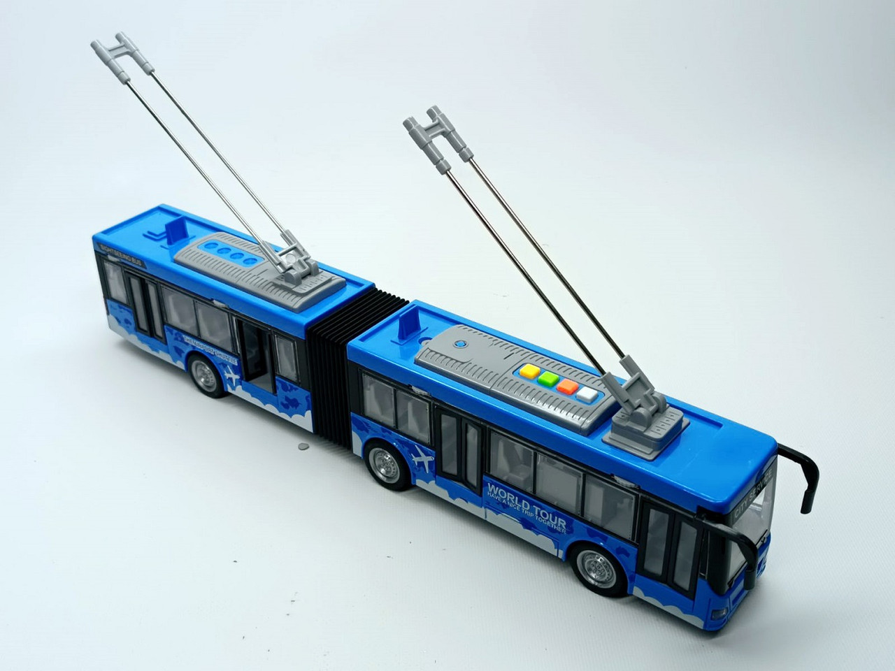 Тролейбус Yi wu jiayu гармошка синій WY915B