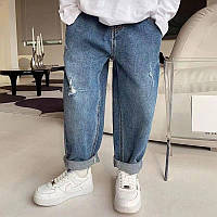 Стильные джинсы для мальчиков рр 130-160 Детские джинсы детям Красивые джинсы