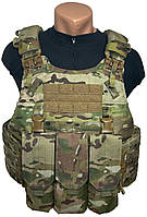 Плитоноска Warrior Assault Systems Quad Release Carrier  (multicam) (р.L) з підсумками АК 7,62 (3З)
