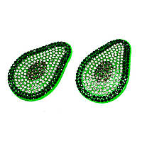 Затискач для волосся Авокадо в камінні 1200-203-2, 5,5 см