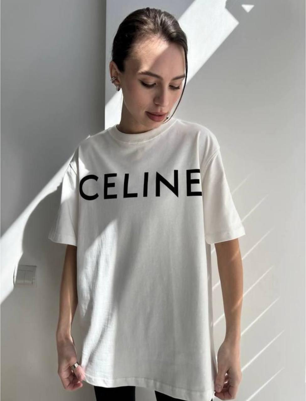 Жіноча брендова біла футболка Туреччина celıne