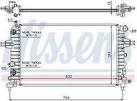 Радиатор OPEL ASTRA H (A04) / OPEL ZAFIRA B (A05) / OPEL ASTRA H GTC (A04) 2004-2019 г.