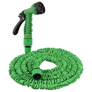 Шланг садовий X-hose з розпилювачем для води 30 м, Зелений, фото 3
