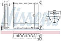 Радиатор отопления AUDI Q3 (F3N) / SEAT LEON (KL1) 2012-2021 г.