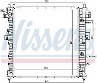 Радиатор SSANGYONG KYRON / SSANGYONG ACTYON / SSANGYONG ACTYON SPORTS (QJ) 2005-2014 г.