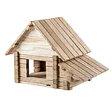 Дитячий дерев'яний конструктор Заміський будиночок 4 в 1, 146 деталей, фото 2