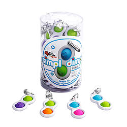 Брелок-антистрес Simpl Dimpl Кнопки Fat Brain Toys F2111ML 4 кольори в асорт. , World-of-Toys