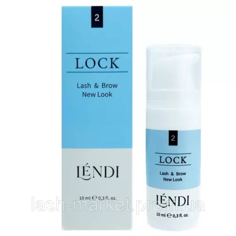 Склад для ламінування вій та брів Lendi №3 "Lash and Brow New Look", 10 мл, дозатор