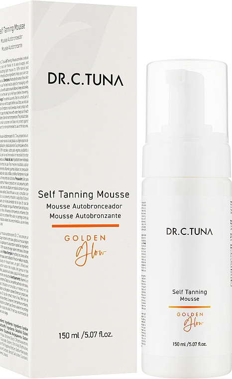 Піна мус автозасмага для тіла Farmasi Dr. C. Tuna Self Tanning Mousse Golden Glow 150 мл, срок до 05/25!