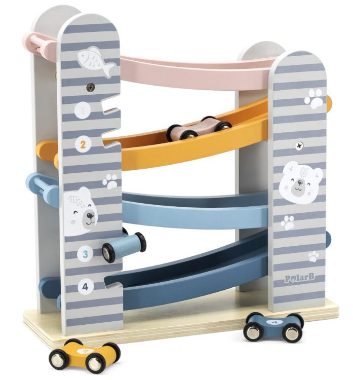 Дерев'яний автотрек Viga Toys PolarB 44013 розвивальна гра