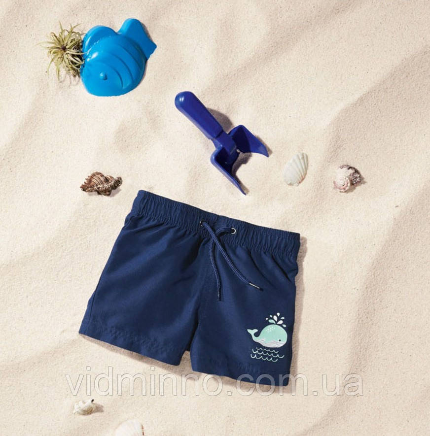 Сині шорти Lupilu для хлопчика для пляжу та купання р.110-116 - 4-6 років