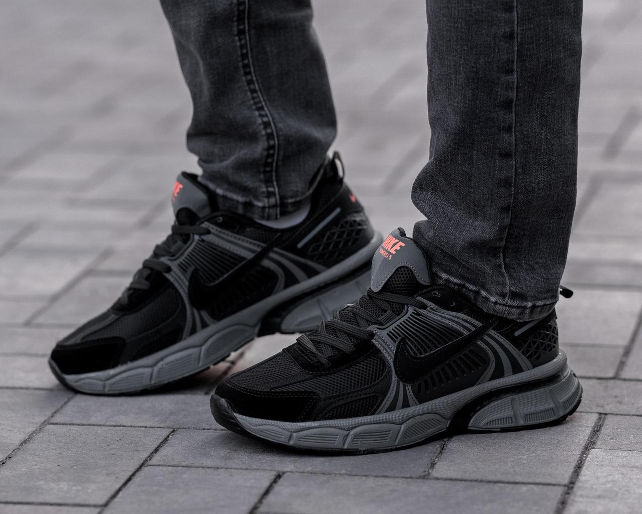 Крутые кроссовки черные Nike Zoom Vomero 5 Black Dobuy Круті кросівки найк чорні Nike Zoom Vomero 5 Black - фото 4 - id-p2185335799