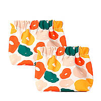 Мягкая косметичка женская Fabric orange, комплект 2 шт